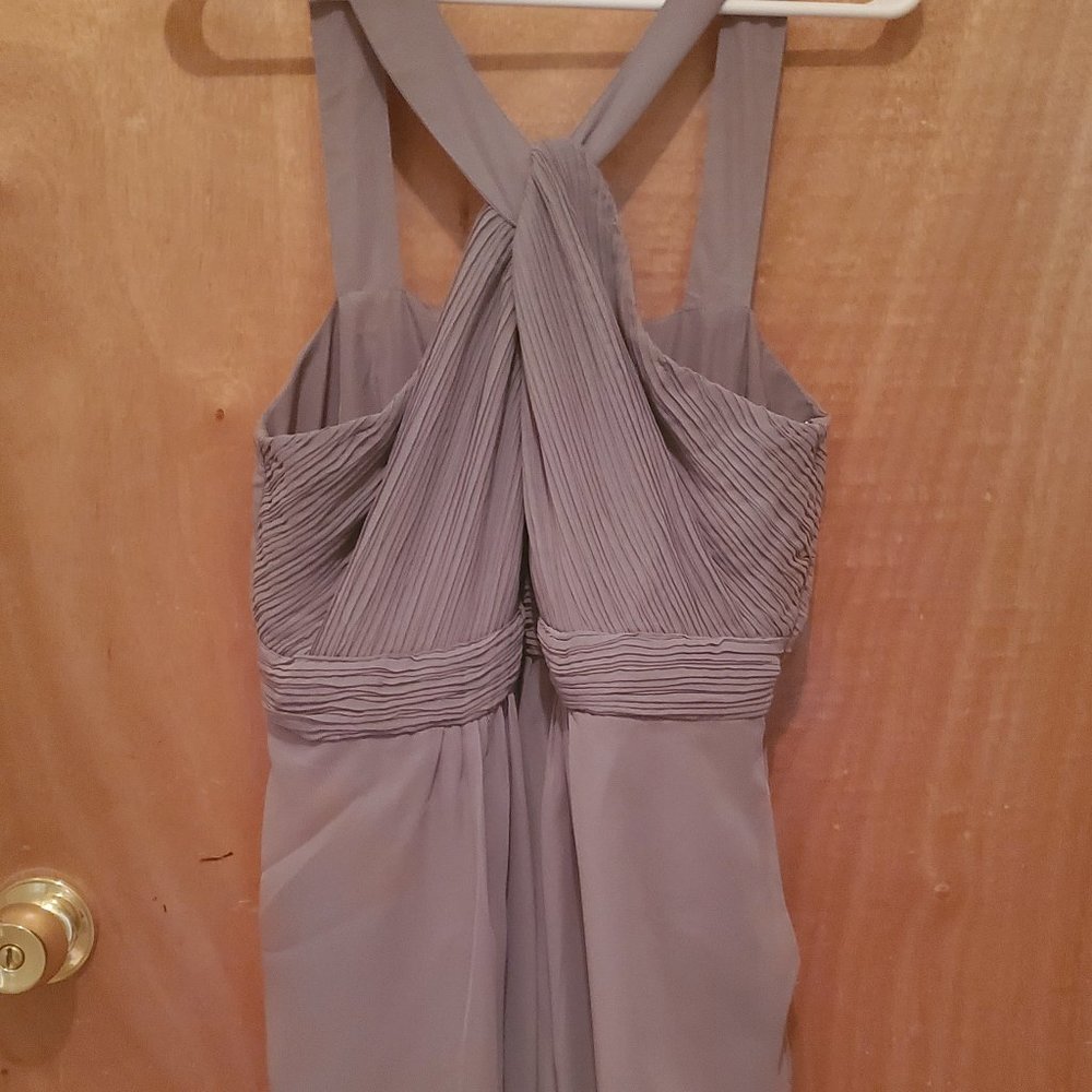Tevolio Halter Neck Chiffon Dress